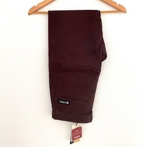 Element “Howland” Chinos. Size 32. Brown. Slim Fit. Brand New with Tags.